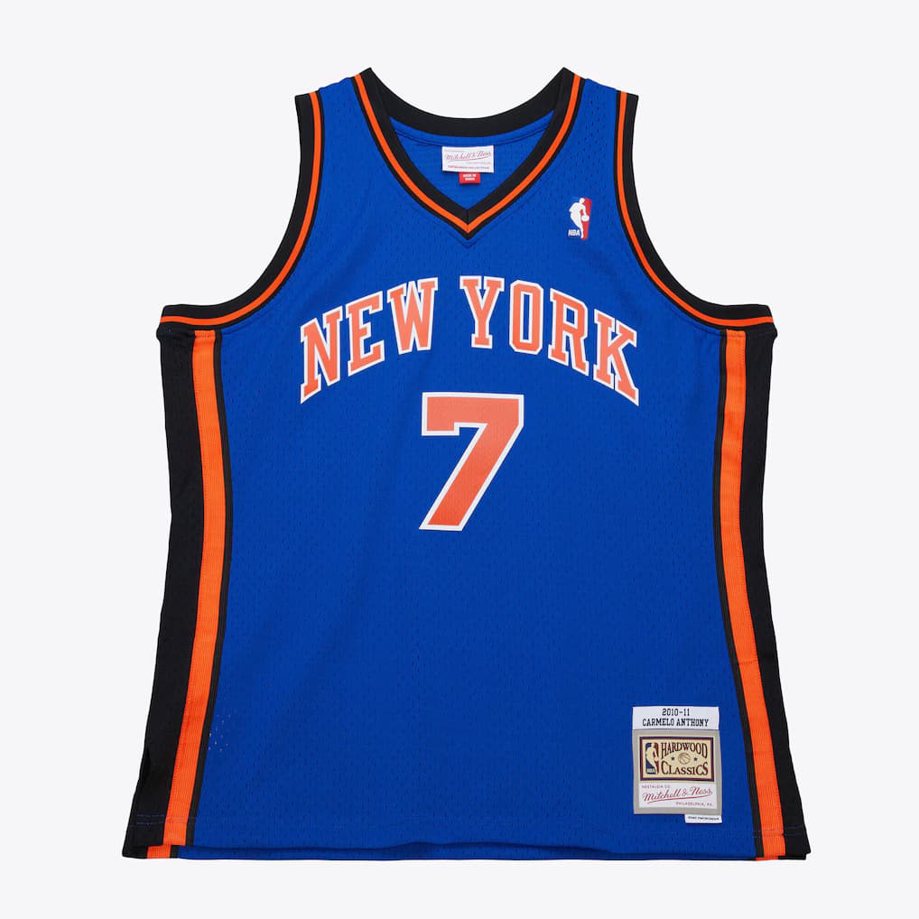 Men's Carmelo Anthony Blue New York Knicks 2010/11
