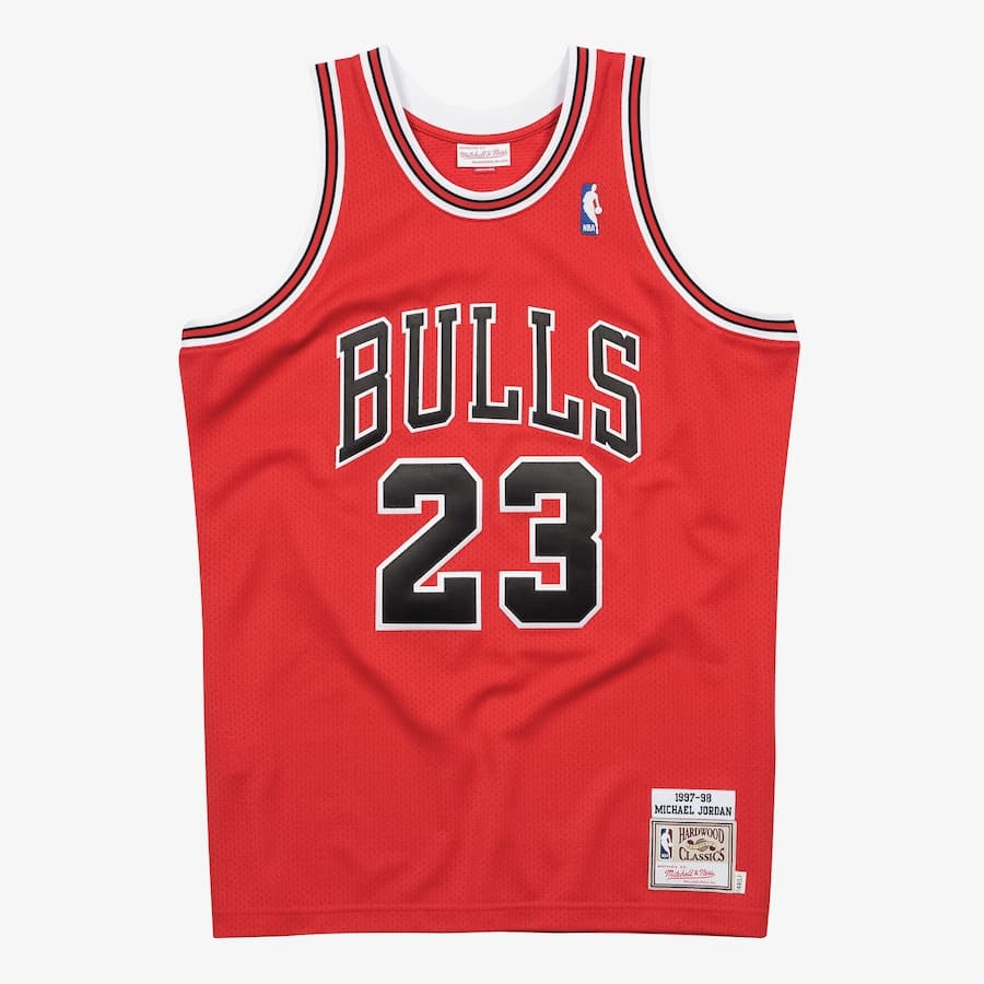 Mitchell & Ness NBA AUTHENTIC JERSEY CHICAGO BULLS 1997-98 MICHAEL JORDAN #23